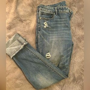 White House Black Market The Skimmer blue jeans. Size 10